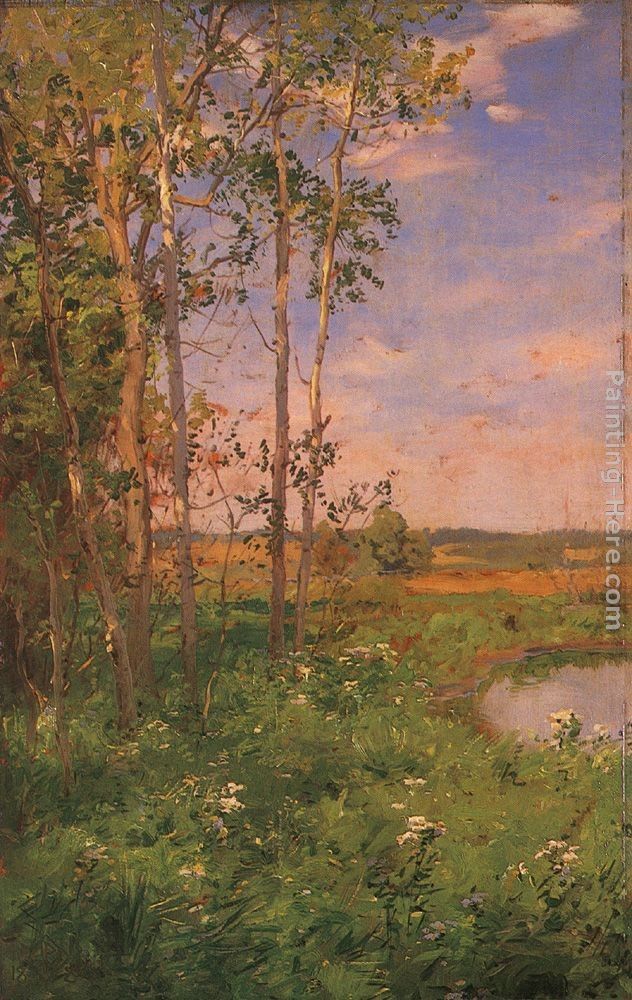 Walter Launt Palmer At the Edge of the Pond